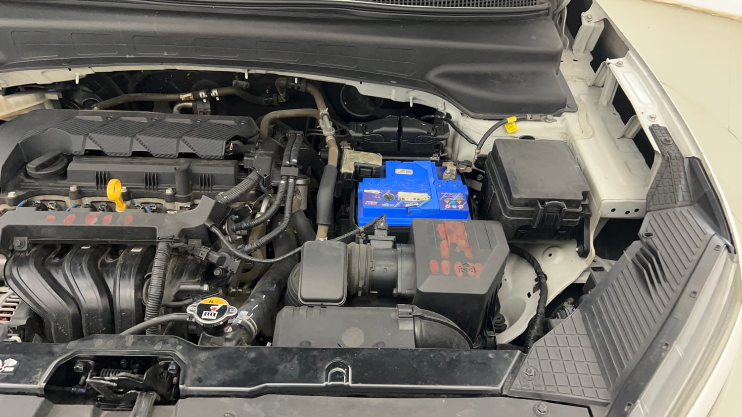 Used 2022 Hyundai Creta SX (O) 1.5 Petrol IVT Petrol Automatic engine ENGINE LEFT SIDE VIEW