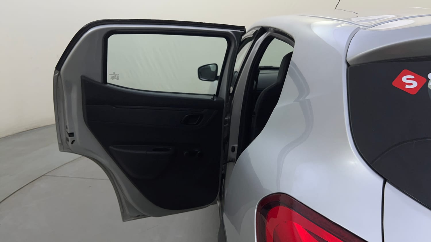 Used 2016 Renault Kwid RXT Petrol Manual interior LEFT REAR DOOR OPEN VIEW