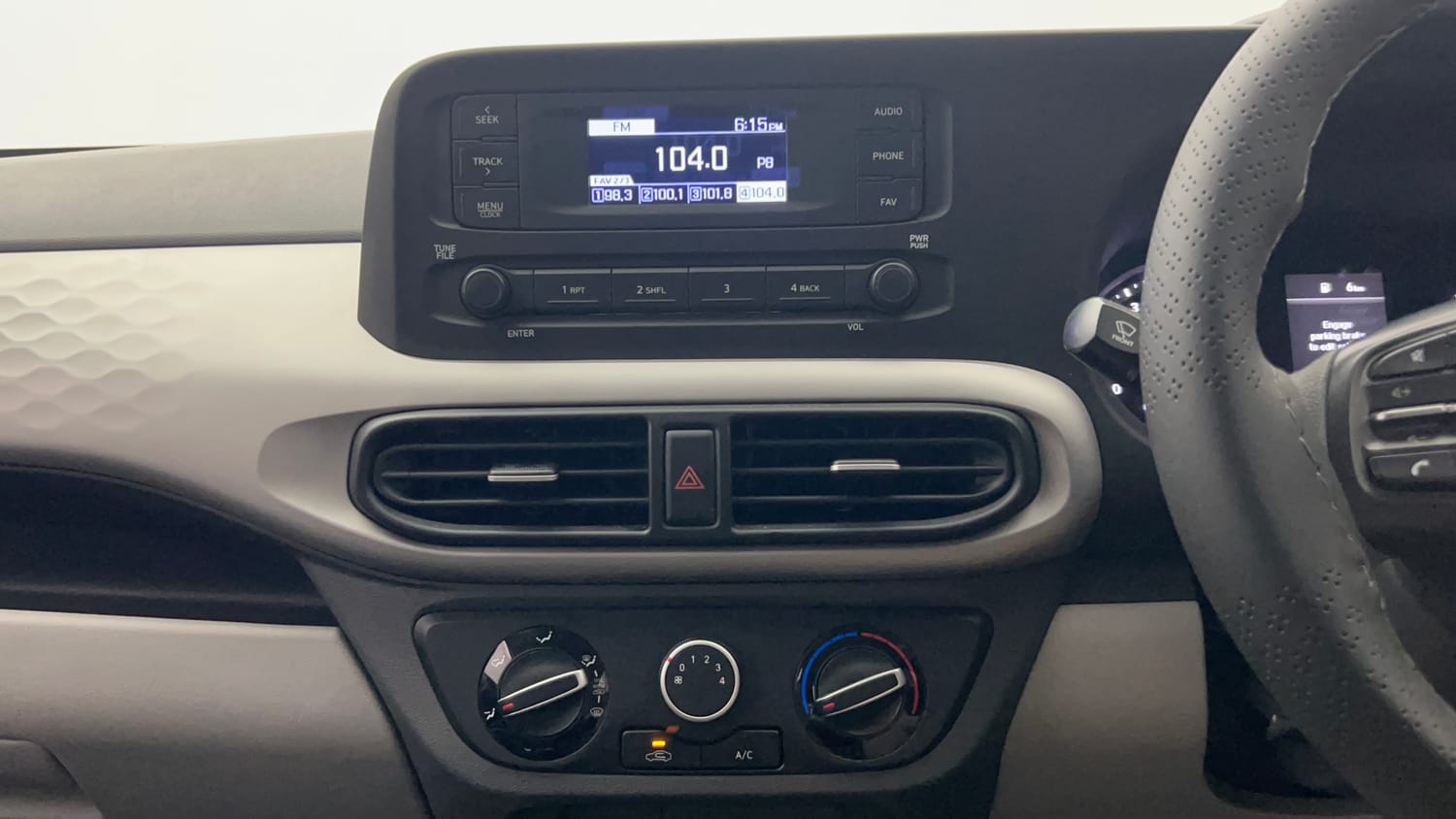 Used 2025 Hyundai Grand i10 Nios Magna 1.2 Kappa Petrol Manual interior MUSIC SYSTEM & AC CONTROL VIEW