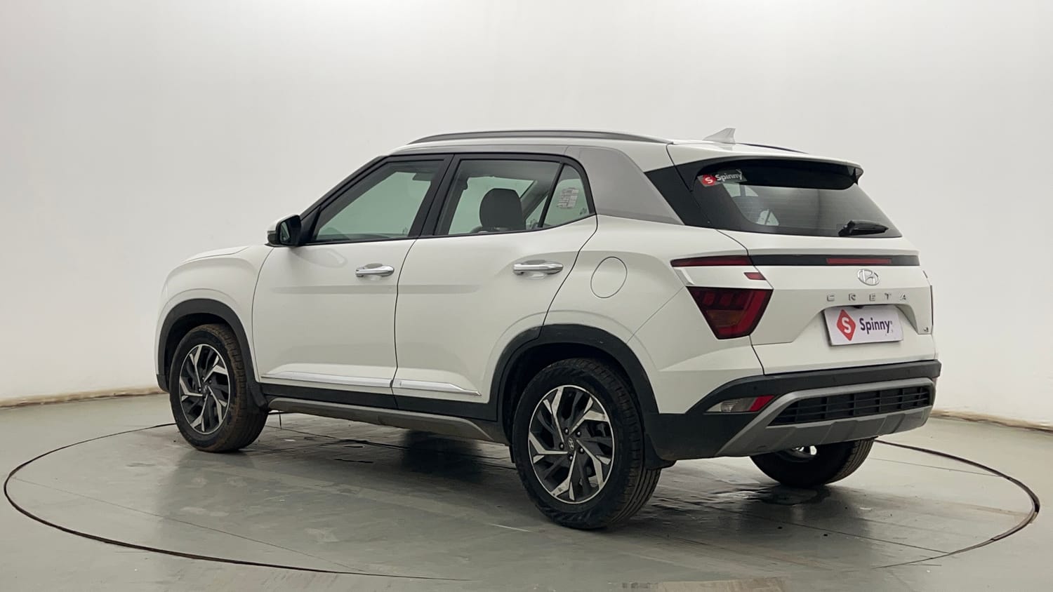 Used 2022 Hyundai Creta SX (O) 1.5 Petrol IVT Petrol Automatic exterior LEFT REAR CORNER VIEW