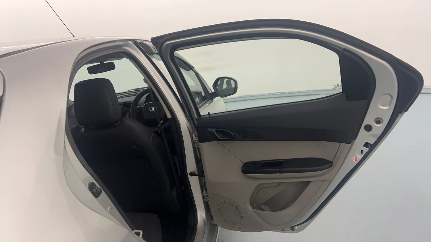 Used 2019 Tata Tiago Revotron XZ w/o Alloy Petrol Manual interior RIGHT REAR DOOR OPEN VIEW