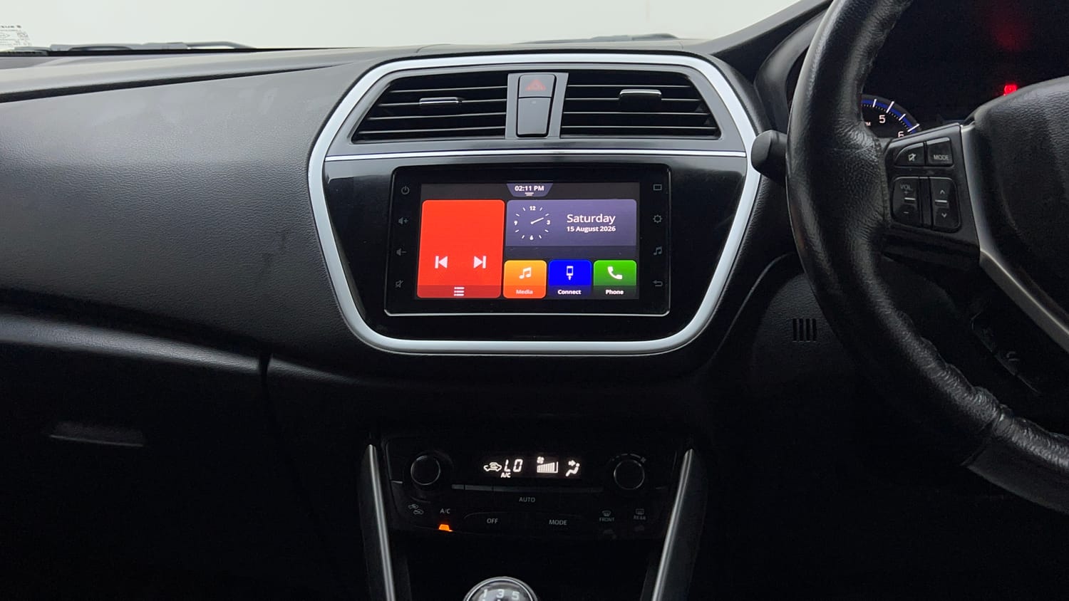 Used 2021 Maruti Suzuki S-Cross Zeta Petrol Manual interior MUSIC SYSTEM & AC CONTROL VIEW