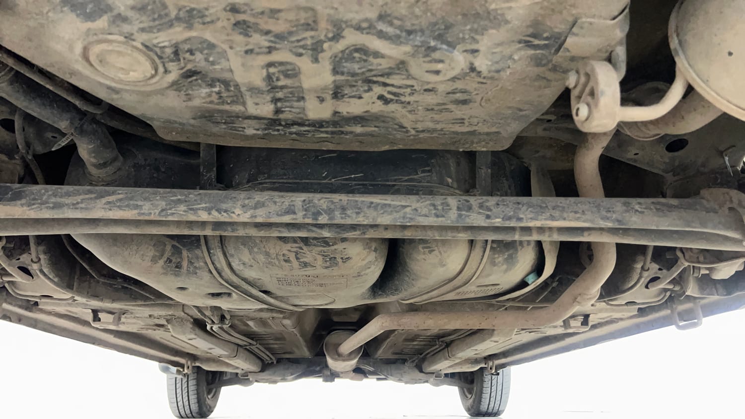 Used 2016 Maruti Suzuki Celerio VXi CNG Cng Manual extra REAR UNDERBODY VIEW (TAKEN FROM REAR)