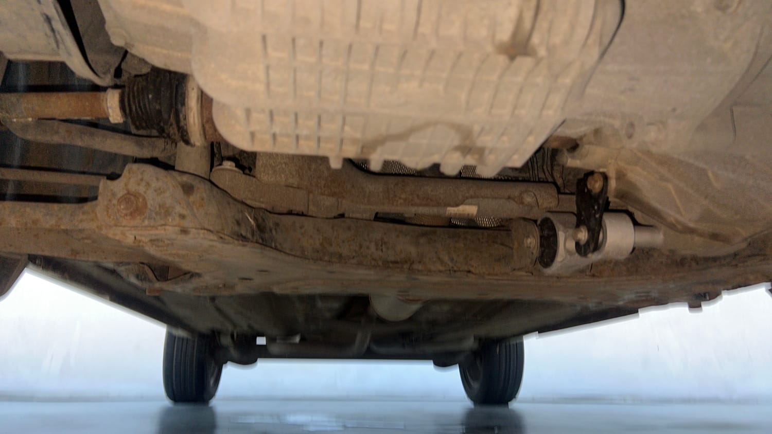 Used 2017 Ford EcoSport Titanium 1.5L Ti-VCT Petrol Manual extra FRONT LEFT UNDERBODY VIEW