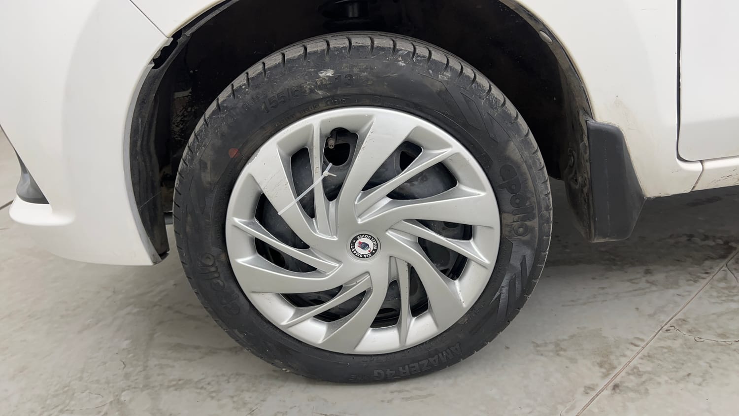 Used 2016 Maruti Suzuki Alto K10 VXi AMT Petrol Automatic tyres LEFT FRONT TYRE RIM VIEW