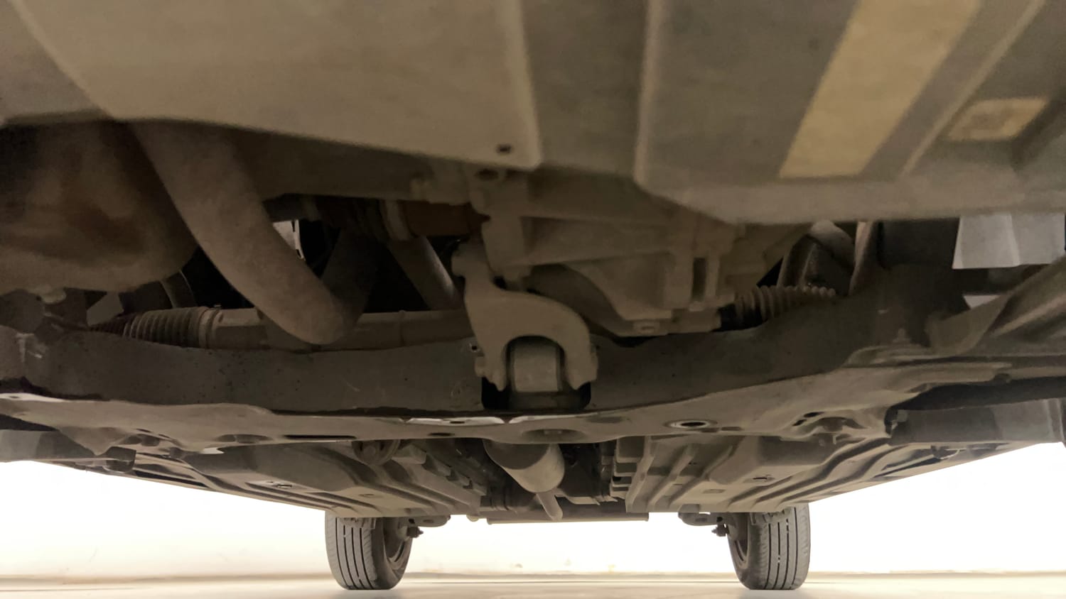Used 2022 maruti-suzuki Vitara Brezza LXi Petrol Manual extra FRONT LEFT UNDERBODY VIEW