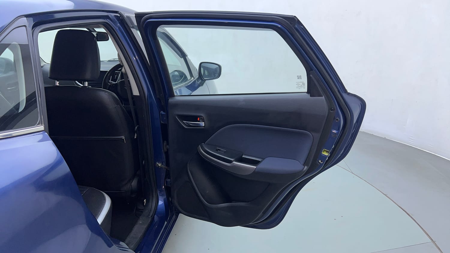 Used 2021 Maruti Suzuki Baleno Zeta Petrol Manual interior RIGHT REAR DOOR OPEN VIEW