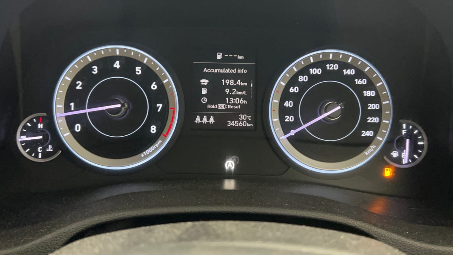 Used 2023 Hyundai Creta SX 1.5 Petrol Petrol Manual interior CLUSTERMETER VIEW