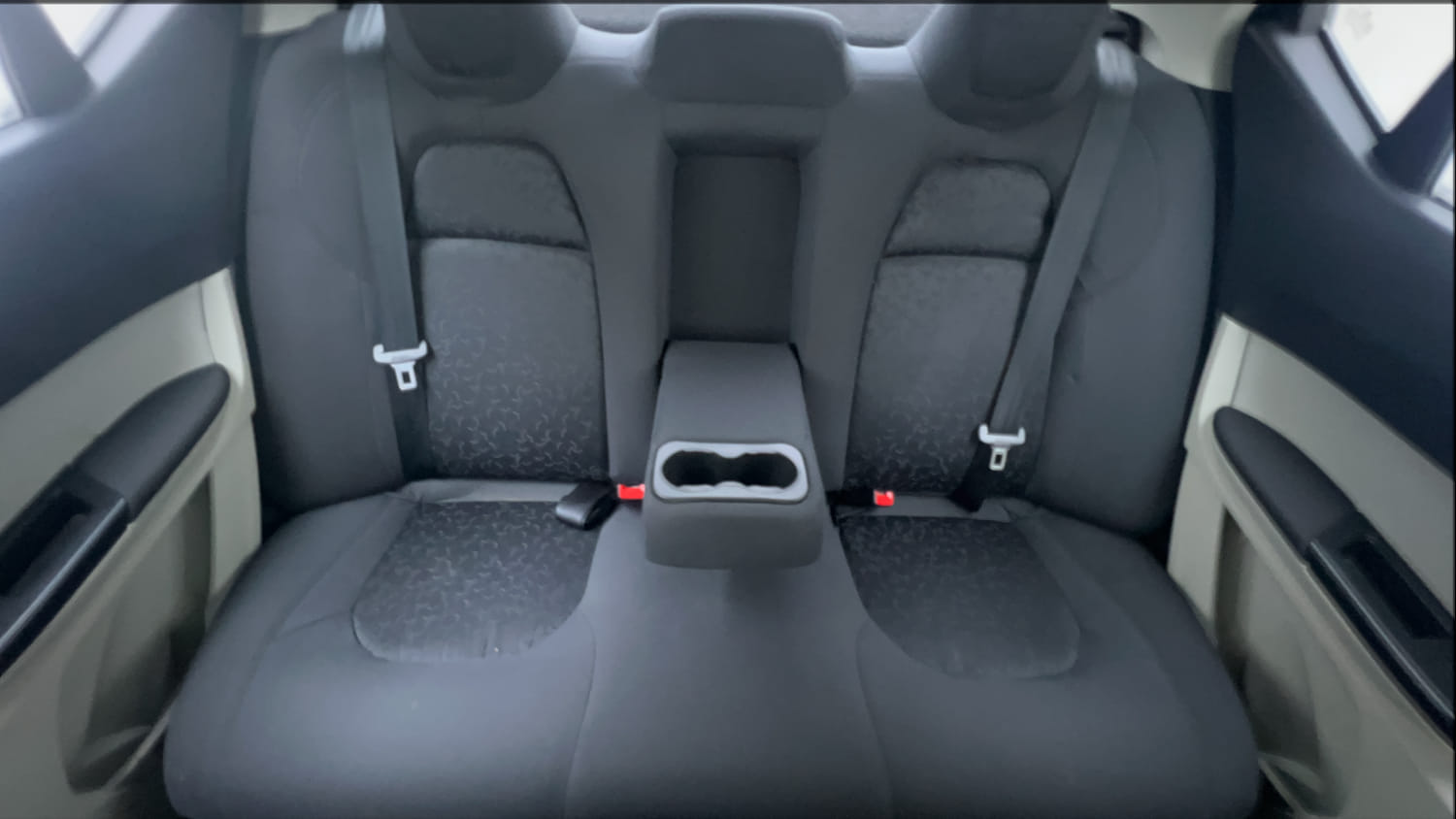 Used 2022 Tata Tigor XZA Plus Dual Tone Petrol Automatic interior REAR SEAT CONDITION VIEW