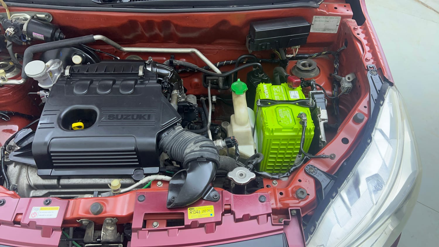 Used 2015 Maruti Suzuki Alto K10 VXi Petrol Manual engine ENGINE LEFT SIDE VIEW