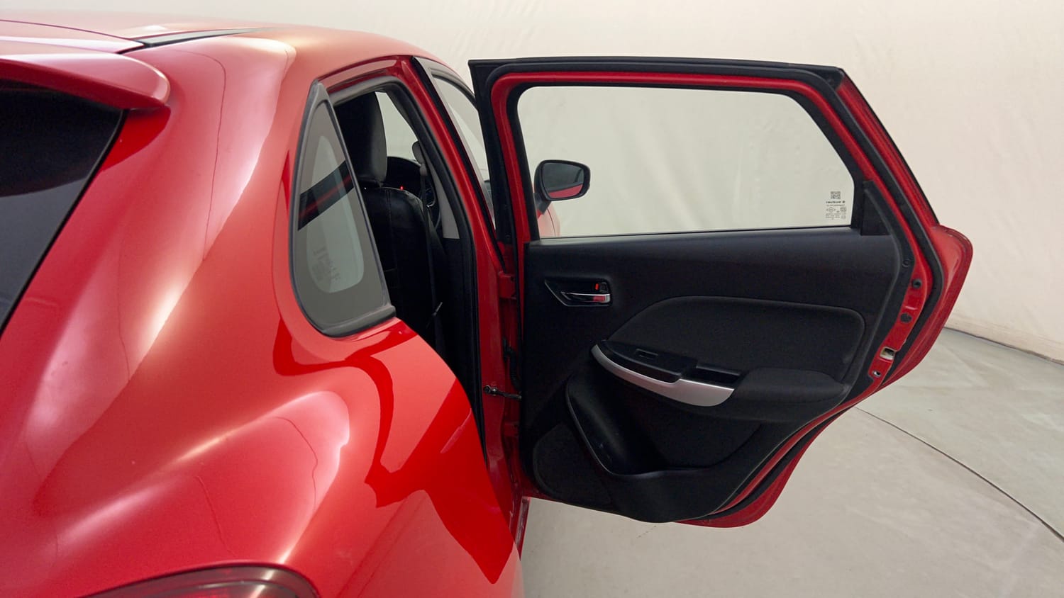 Used 2018 Maruti Suzuki Baleno Delta 1.2 AT Petrol Automatic interior RIGHT REAR DOOR OPEN VIEW