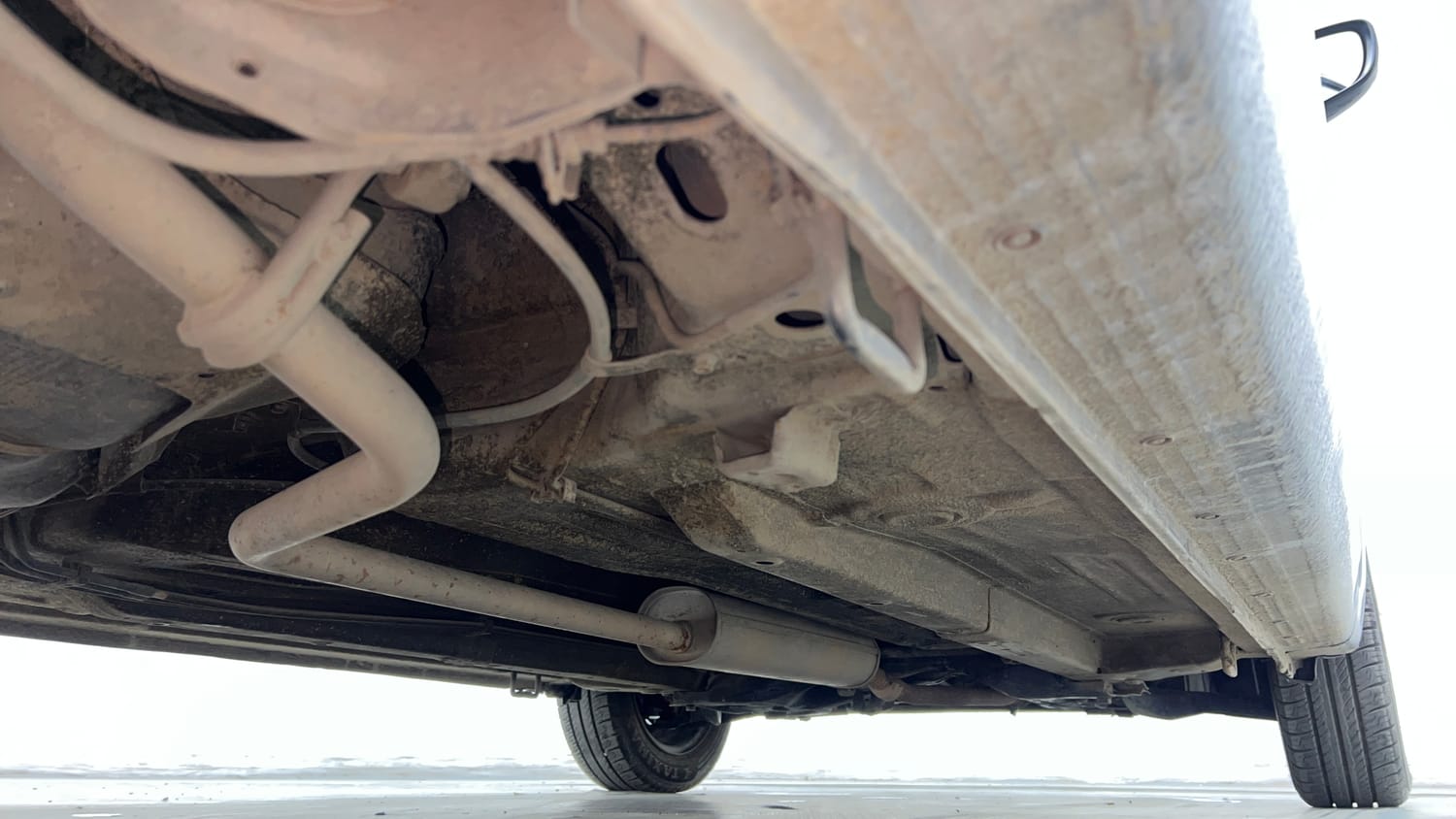 Used 2019 Maruti Suzuki Celerio VXi (O) CNG Cng Manual extra REAR RIGHT UNDERBODY VIEW