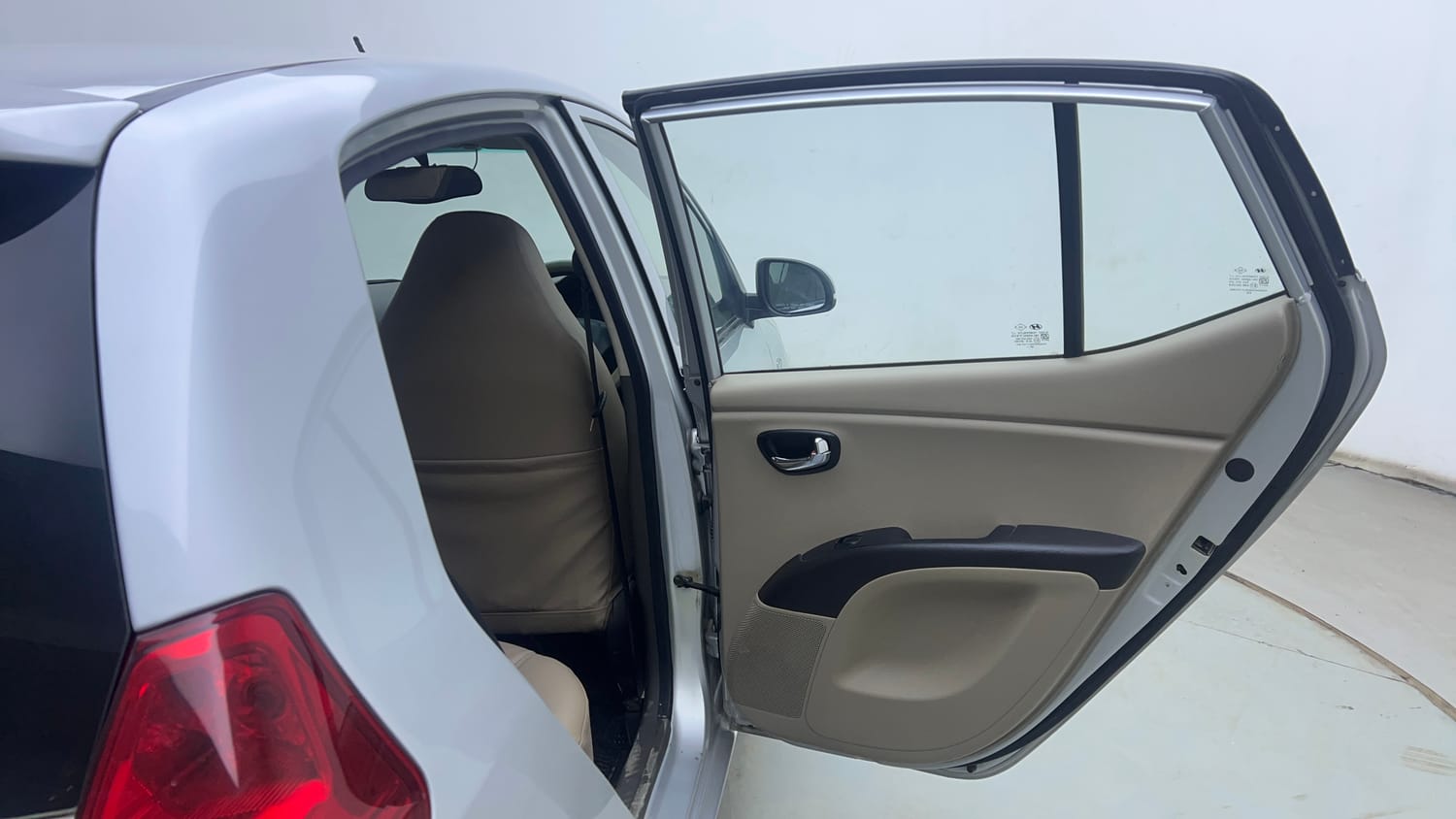 Used 2012 Hyundai i10 Sportz 1.2 AT Kappa2 Petrol Automatic interior RIGHT REAR DOOR OPEN VIEW