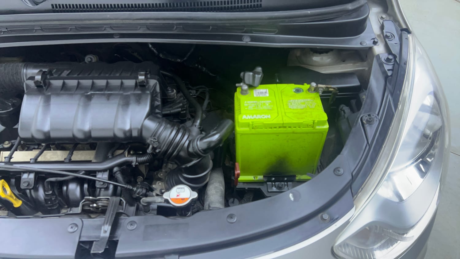 Used 2012 Hyundai i10 Sportz 1.2 AT Kappa2 Petrol Automatic engine ENGINE LEFT SIDE VIEW