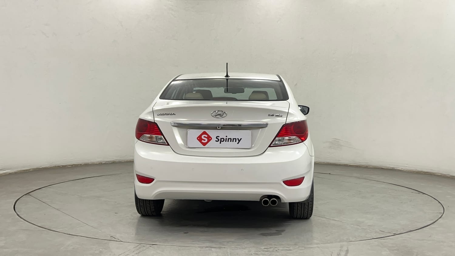 Used 2015 Hyundai Verna Fluidic 1.6 VTVT SX Petrol Manual exterior BACK VIEW