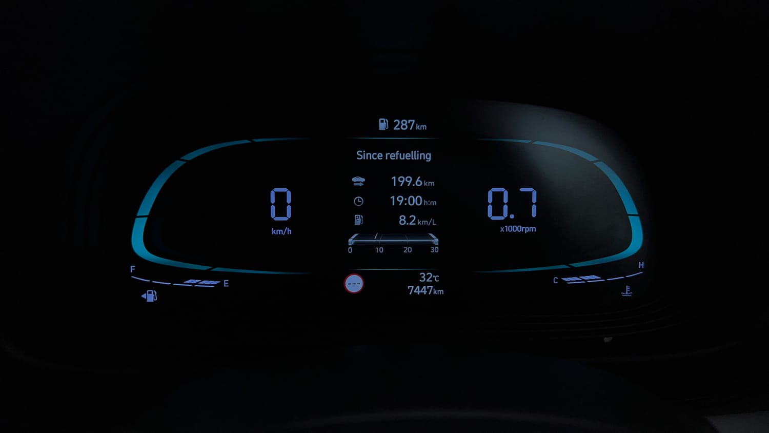 Used 2022 Hyundai Venue SX 1.2 Petrol Petrol Manual interior CLUSTERMETER VIEW