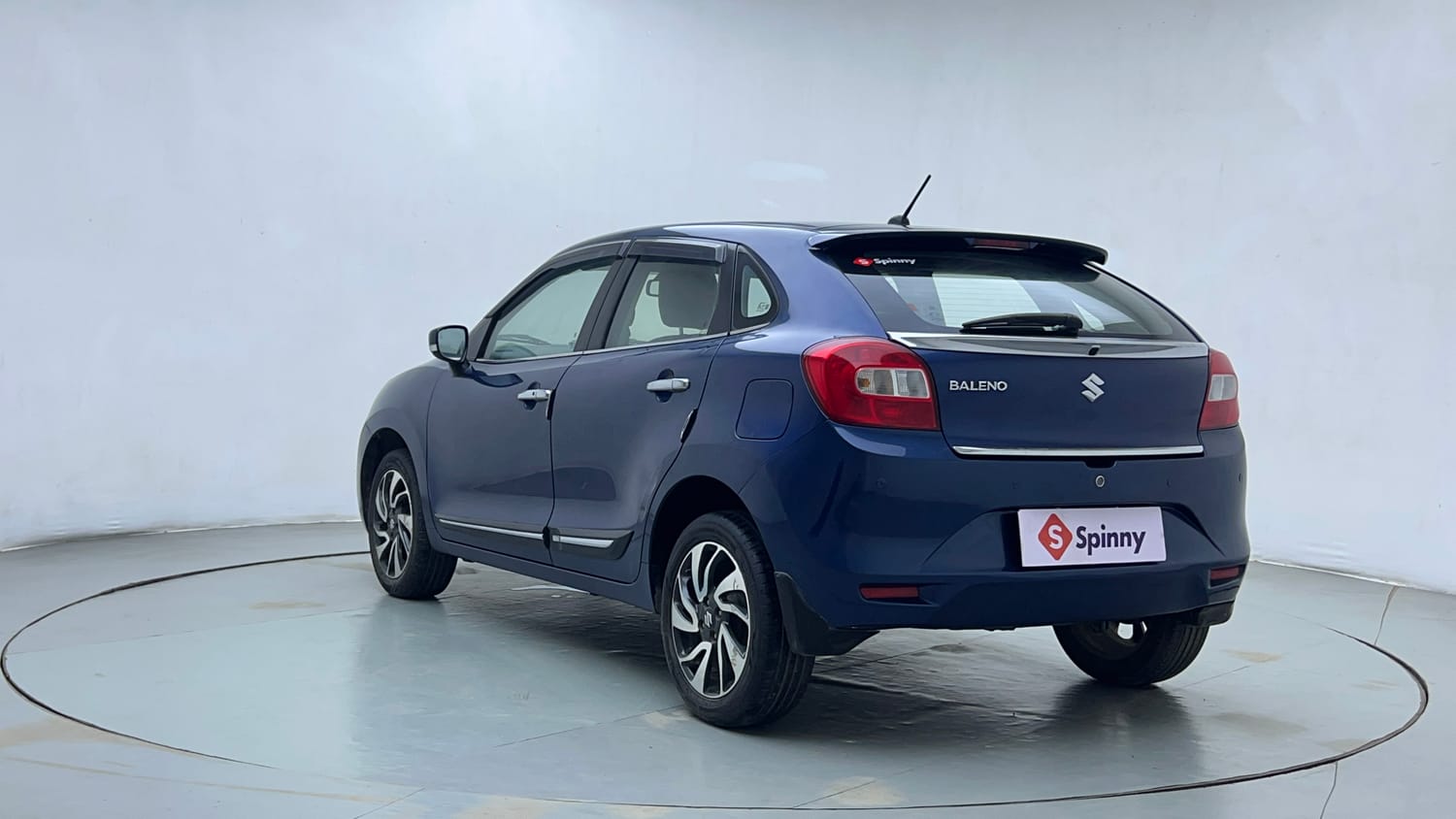 Used 2021 Maruti Suzuki Baleno Zeta Petrol Manual exterior LEFT REAR CORNER VIEW