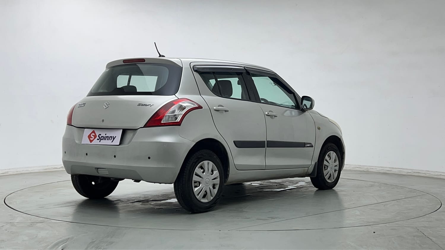Used 2017 Maruti Suzuki Swift LXi (O) Petrol Manual exterior RIGHT REAR CORNER VIEW