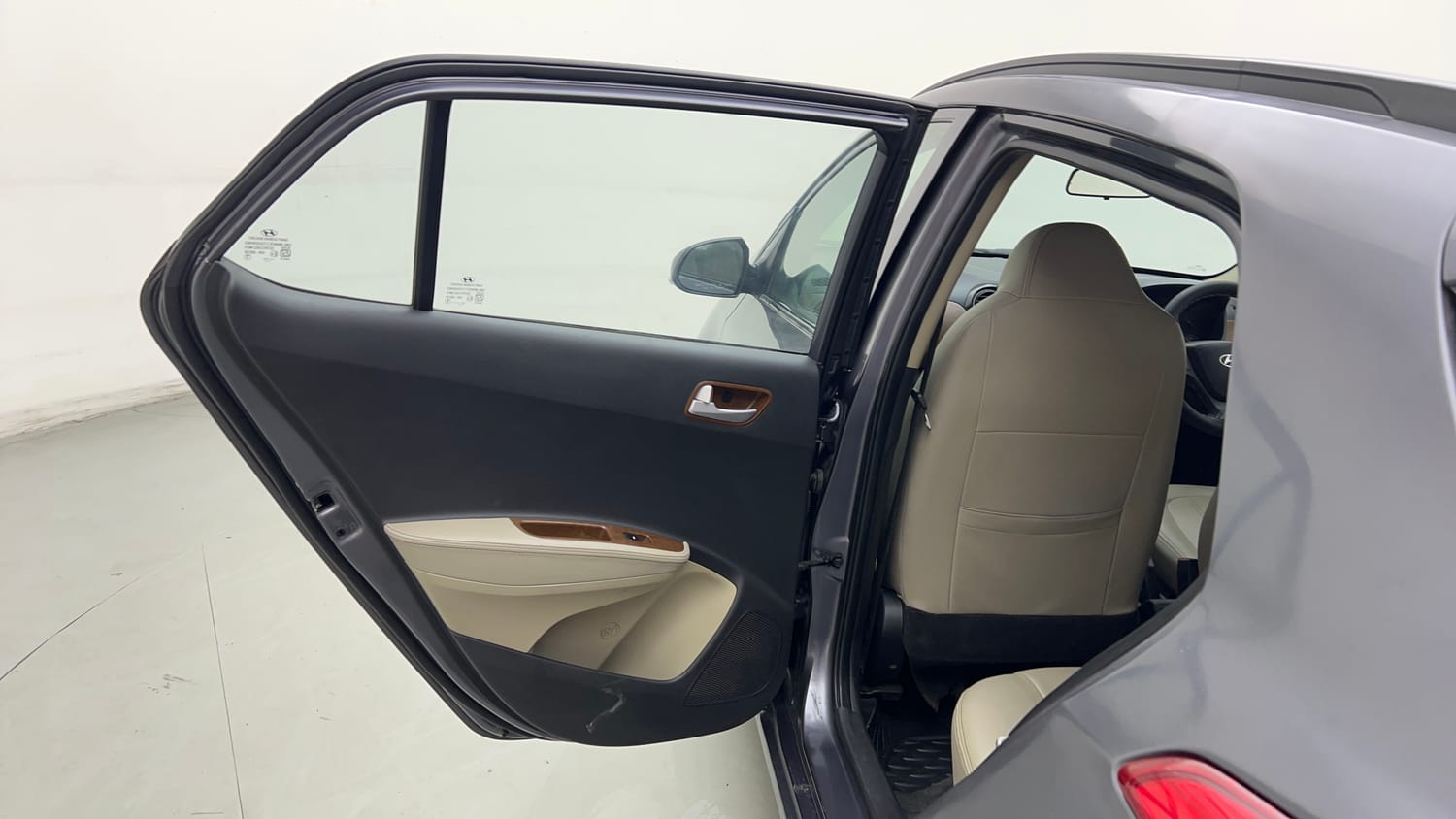 Used 2016 Hyundai Grand i10 Asta AT 1.2 Kappa VTVT (O) Petrol Automatic interior LEFT REAR DOOR OPEN VIEW