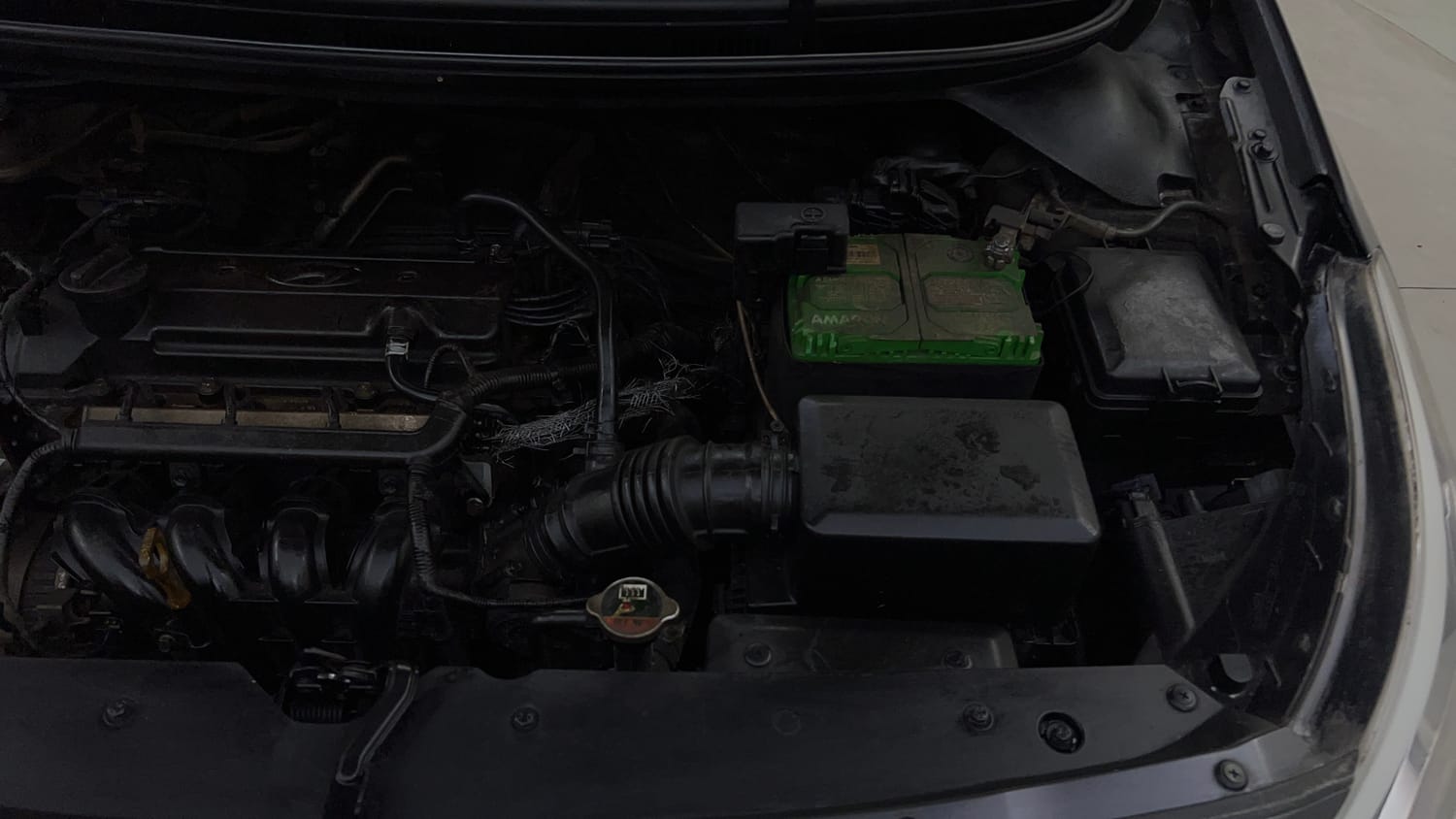 Used 2017 Hyundai Elite i20 Magna Executive 1.2 Petrol Manual engine ENGINE LEFT SIDE VIEW