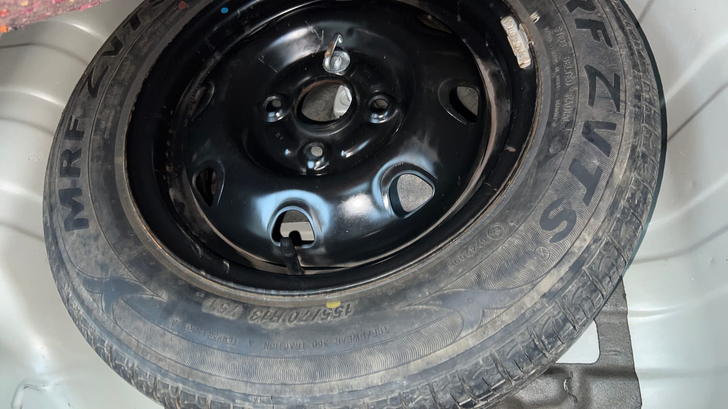 Used 2019 maruti-suzuki Alto K10 VXi (O) AMT Petrol Automatic tyres SPARE TYRE VIEW