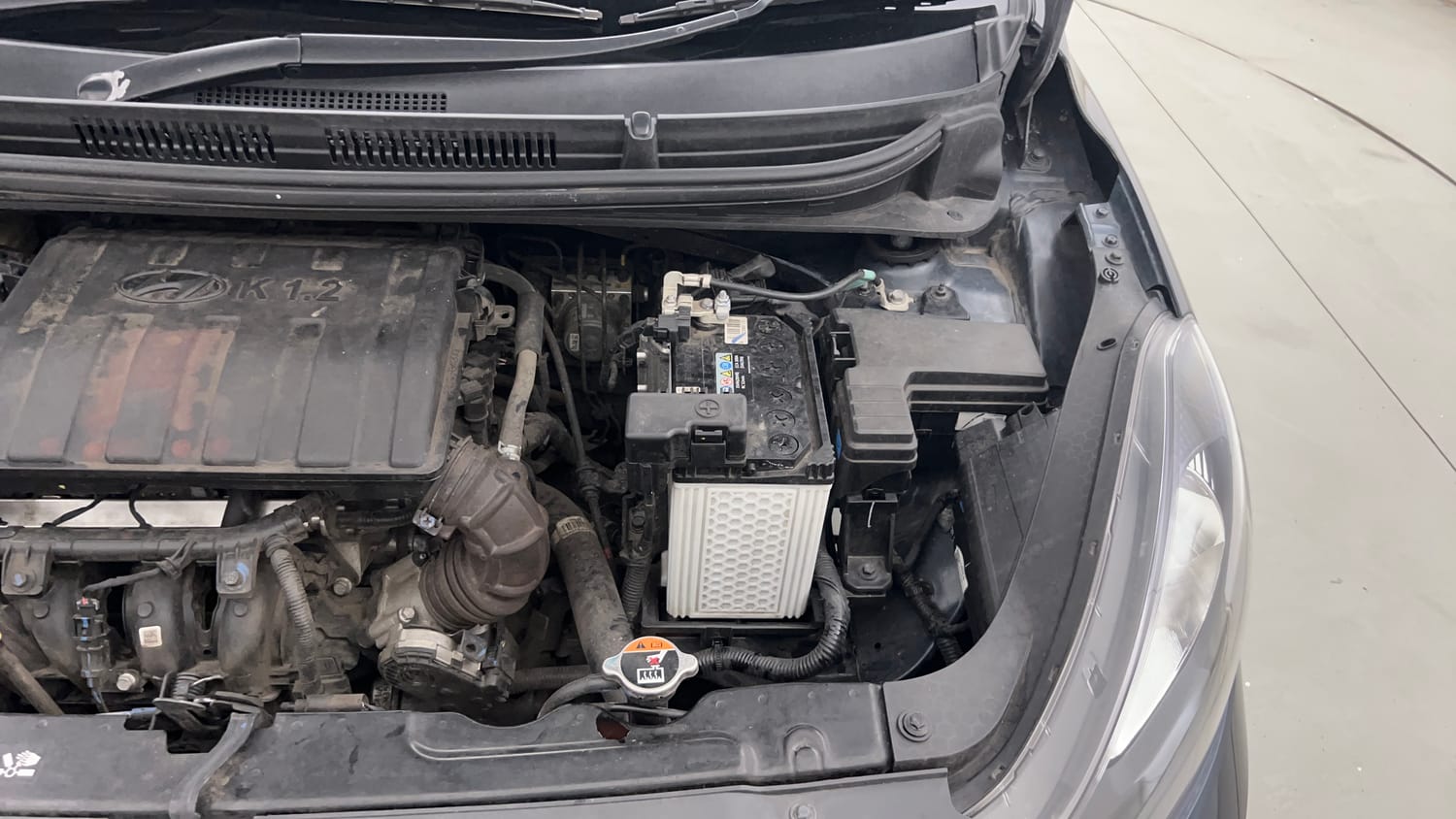 Used 2025 Hyundai Grand i10 Nios Magna 1.2 Kappa Petrol Manual engine ENGINE LEFT SIDE VIEW