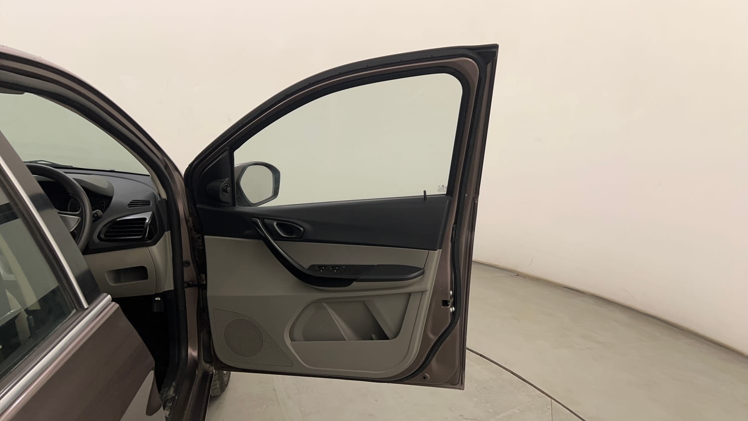 Used 2016 Tata Tiago Revotron XT Petrol Manual interior RIGHT FRONT DOOR OPEN VIEW