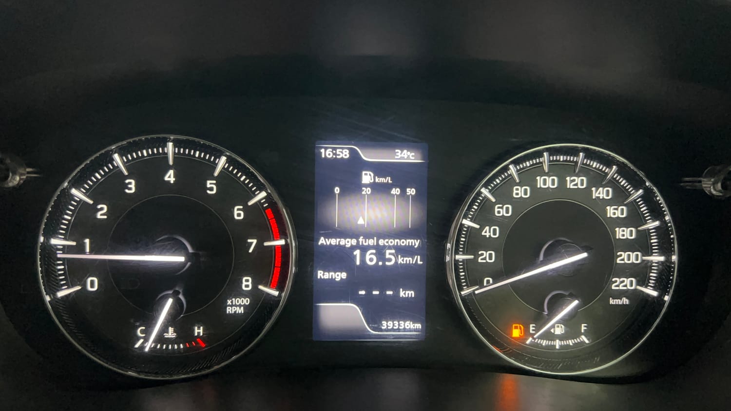 Used 2022 Toyota Glanza V Petrol Manual interior CLUSTERMETER VIEW