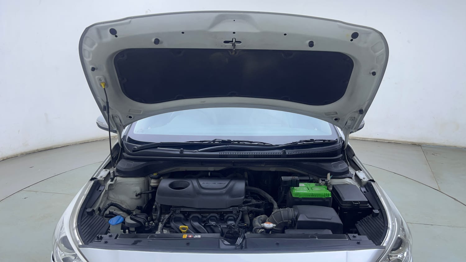 Used 2017 Hyundai Verna SX (O) 1.6 VTVT AT Petrol Automatic engine ENGINE & BONNET OPEN FRONT VIEW