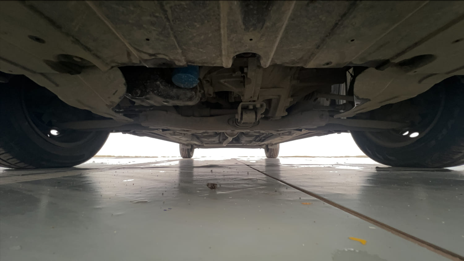 Used 2025 Hyundai Grand i10 Nios Magna 1.2 Kappa Petrol Manual extra FRONT LEFT UNDERBODY VIEW