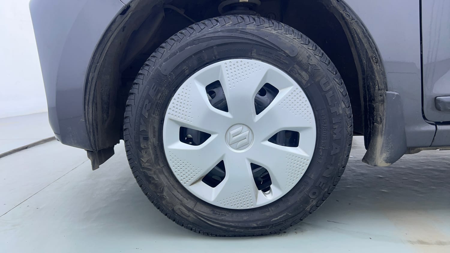 Used 2026 Maruti Suzuki Alto K10 VXi Plus (O) AGS Petrol Automatic tyres LEFT FRONT TYRE RIM VIEW
