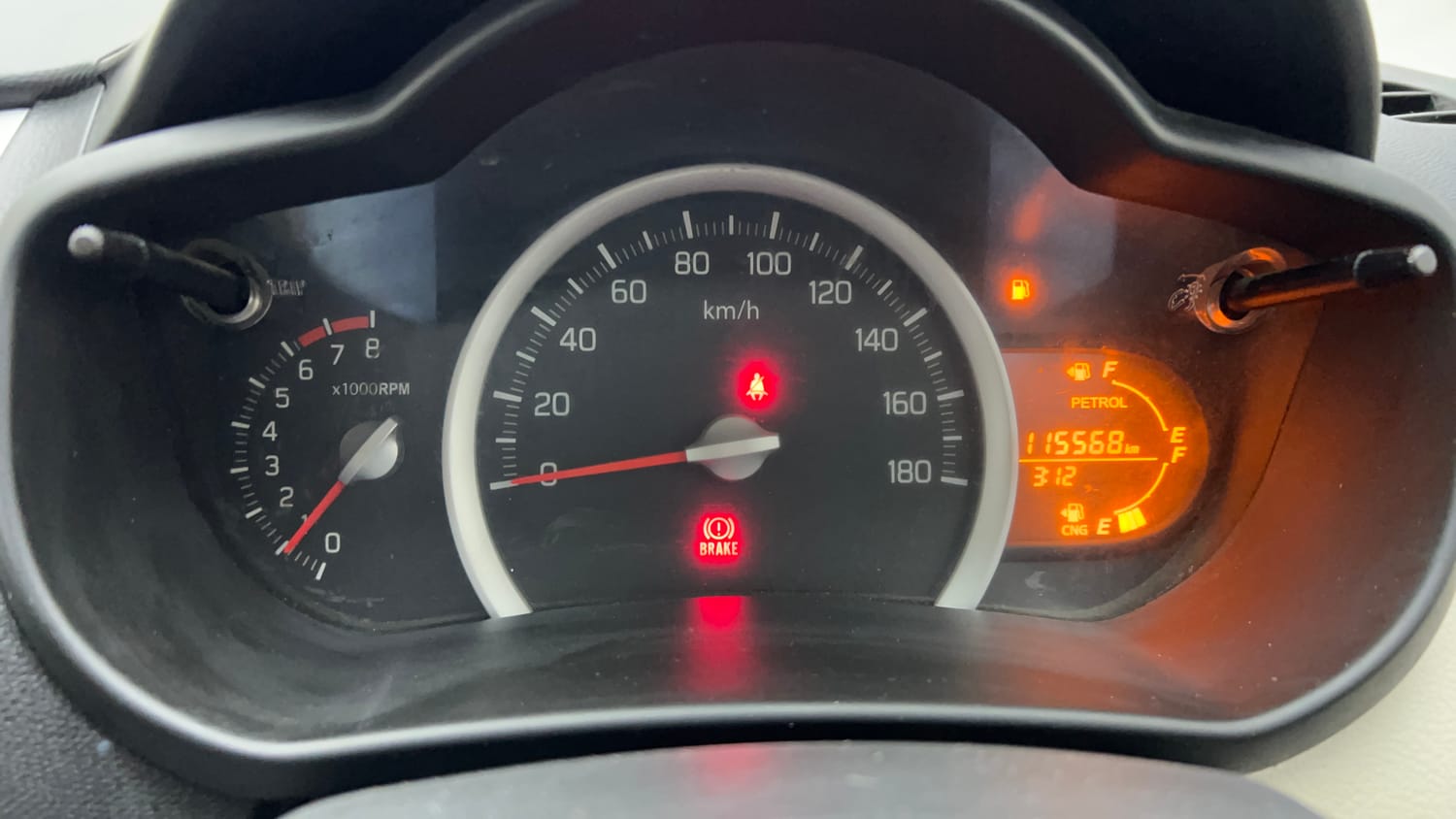 Used 2019 Maruti Suzuki Celerio VXi (O) CNG Cng Manual interior CLUSTERMETER VIEW