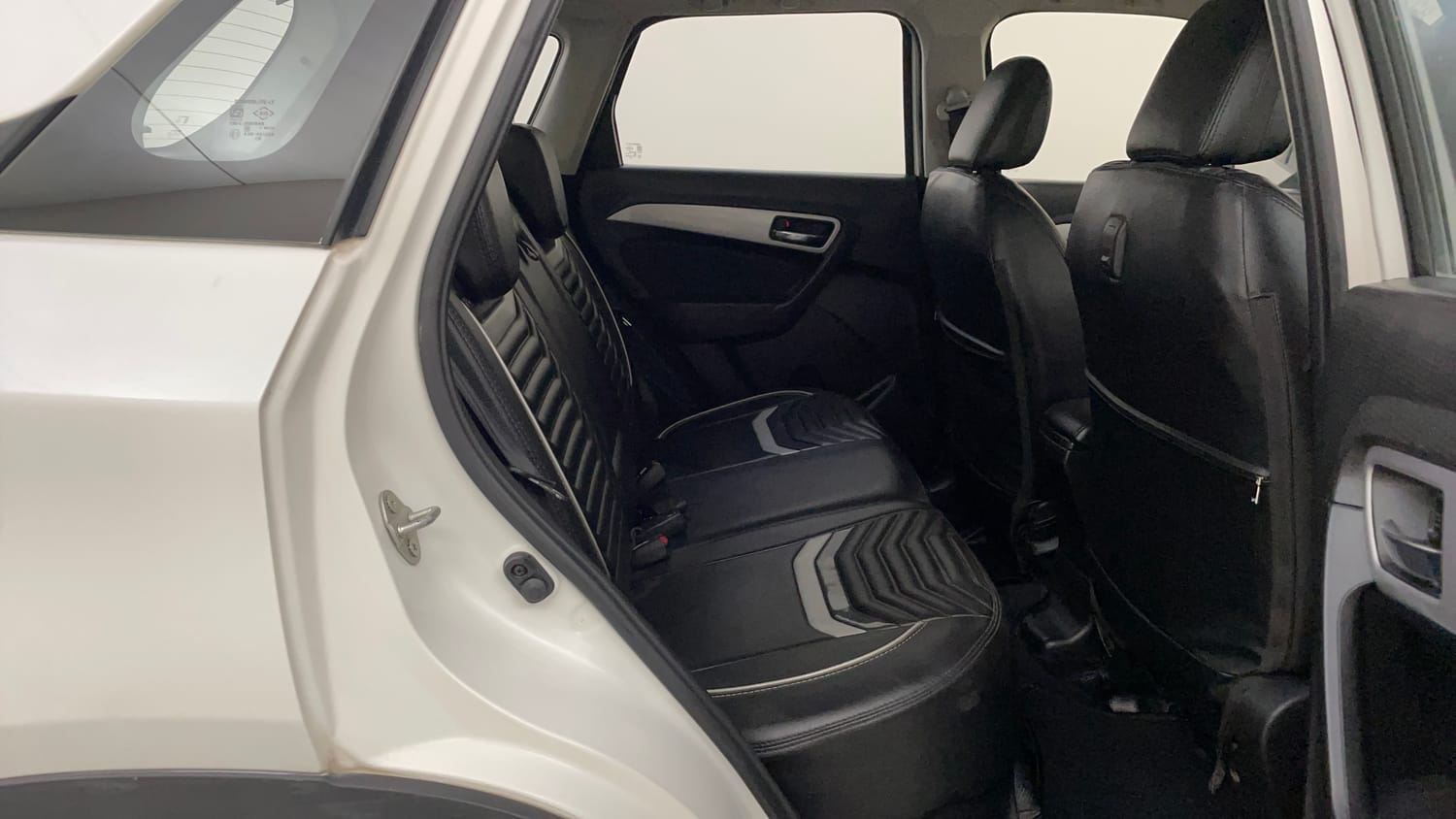 Used 2021 Maruti Suzuki Vitara Brezza ZXi AT SHVS Petrol Automatic interior RIGHT SIDE REAR DOOR CABIN VIEW
