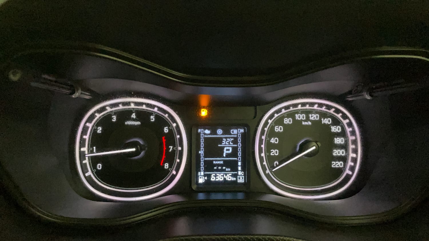 Used 2021 Maruti Suzuki Vitara Brezza ZXi AT SHVS Petrol Automatic interior CLUSTERMETER VIEW