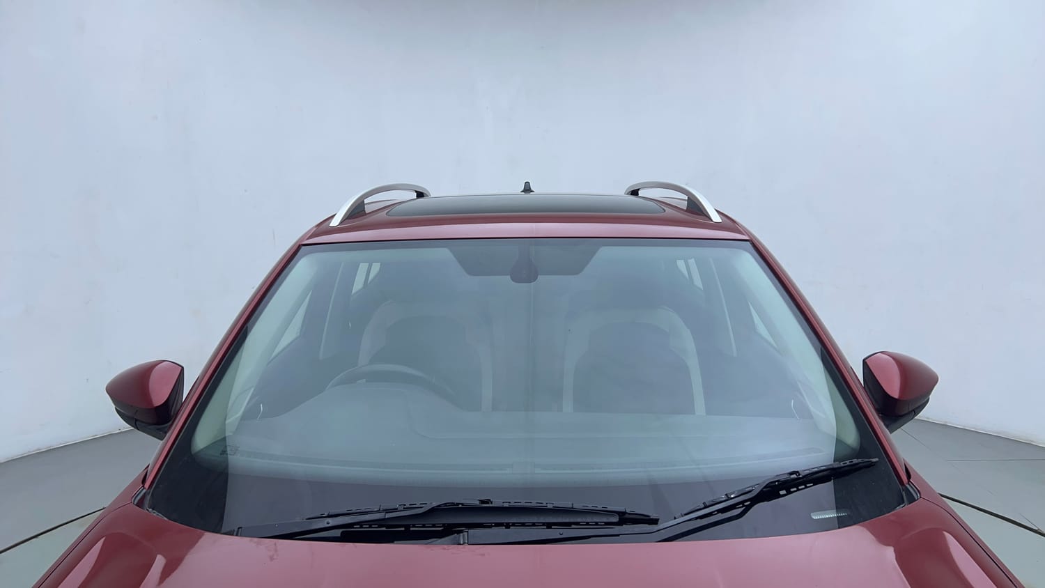 Used 2022 Volkswagen Taigun Topline 1.0 TSI AT Petrol Automatic exterior FRONT WINDSHIELD VIEW
