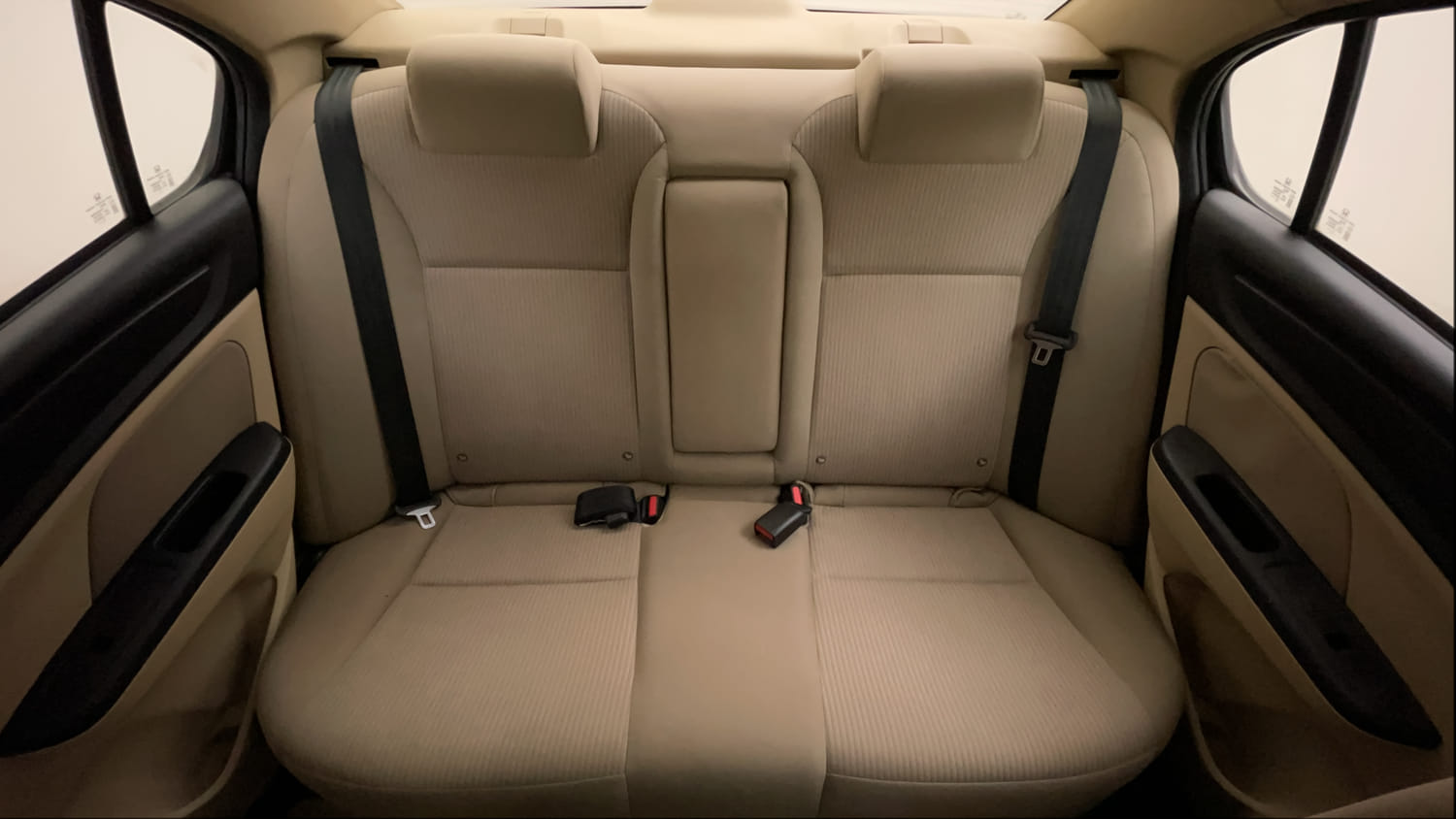 Used 2019 Honda Amaze 1.2 V CVT Petrol Petrol Automatic interior REAR SEAT CONDITION VIEW