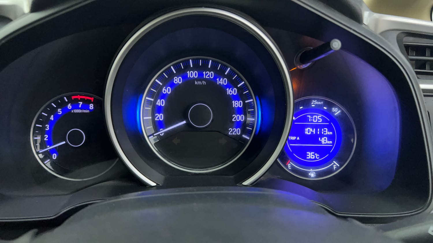 Used 2016 Honda Jazz V Petrol Petrol Manual interior CLUSTERMETER VIEW