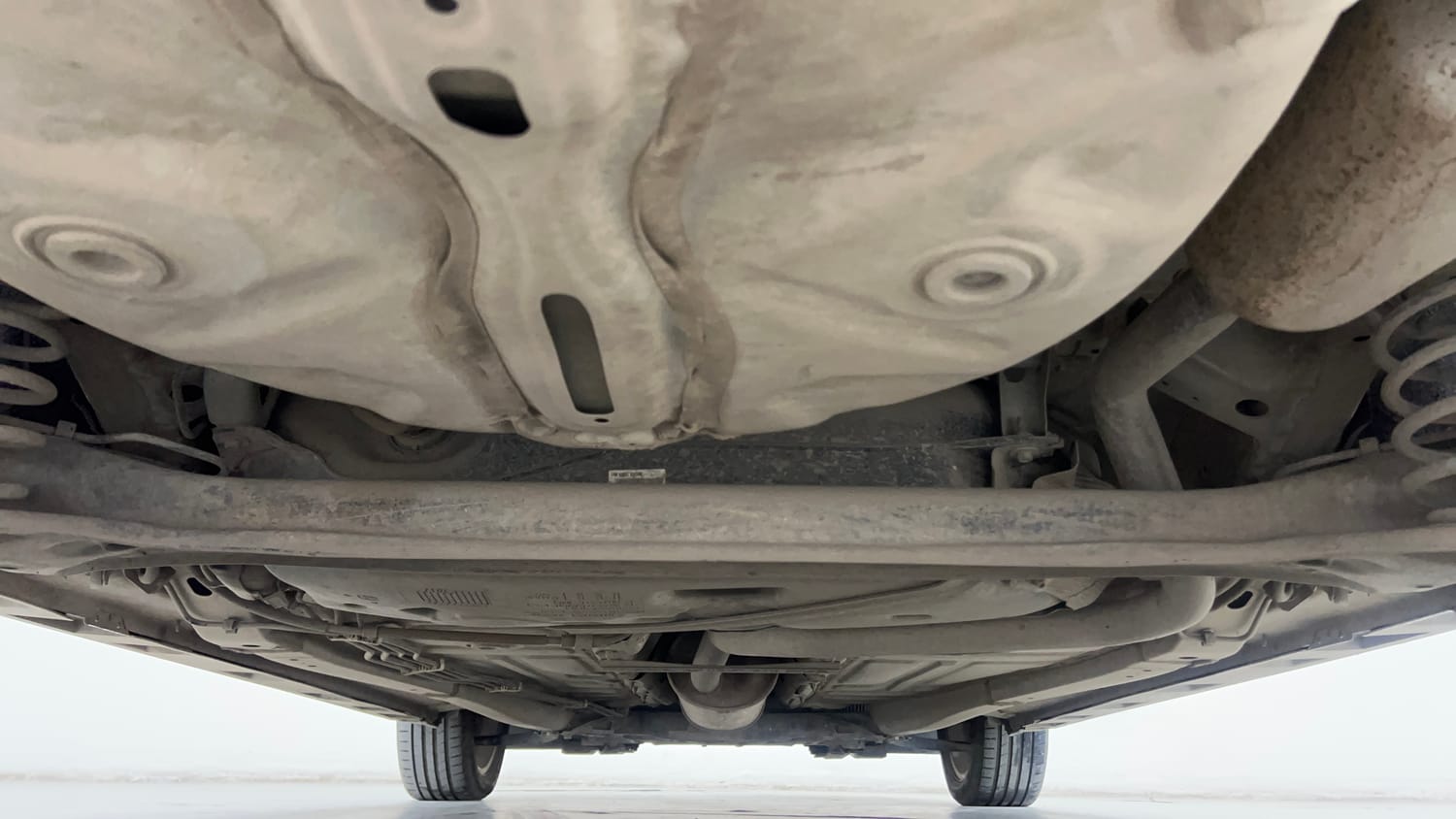 Used 2017 Maruti Suzuki Baleno RS 1.0 Petrol Manual extra REAR UNDERBODY VIEW (TAKEN FROM REAR)