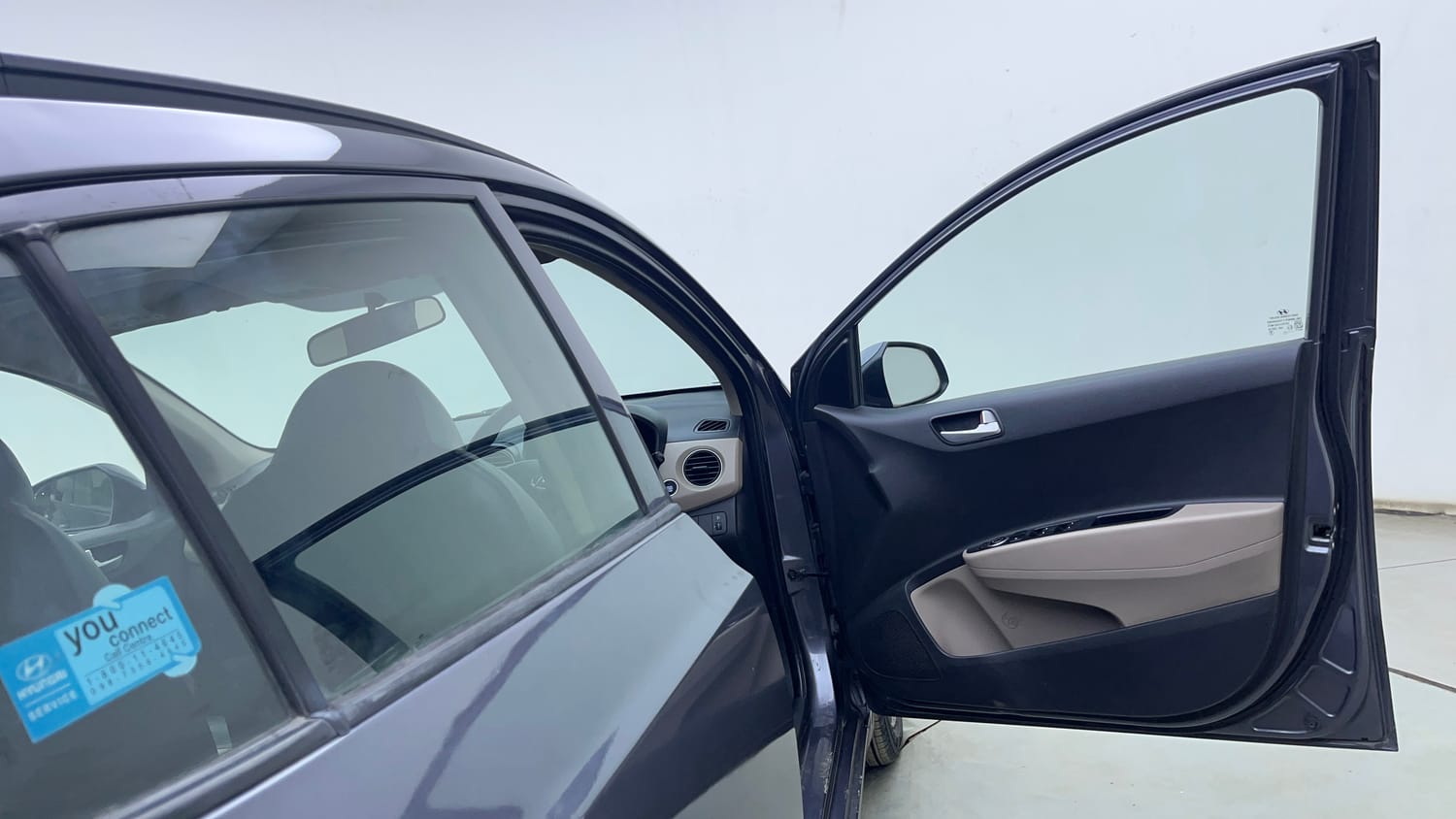 Used 2017 Hyundai Grand i10 Asta 1.2 Kappa VTVT Petrol Manual interior RIGHT FRONT DOOR OPEN VIEW