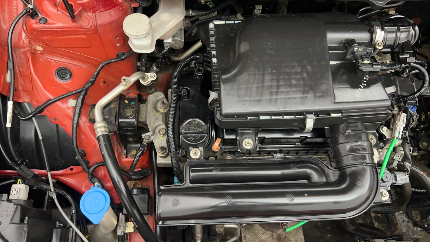 Used 2022 Toyota Glanza V Petrol Manual engine ENGINE RIGHT SIDE VIEW