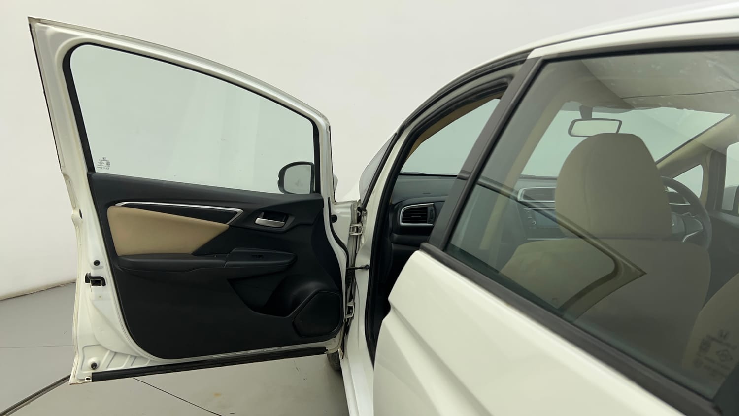 Used 2016 Honda Jazz V Petrol Petrol Manual interior LEFT FRONT DOOR OPEN VIEW