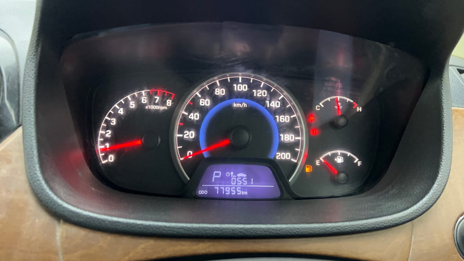 Used 2016 Hyundai Grand i10 Asta AT 1.2 Kappa VTVT (O) Petrol Automatic interior CLUSTERMETER VIEW