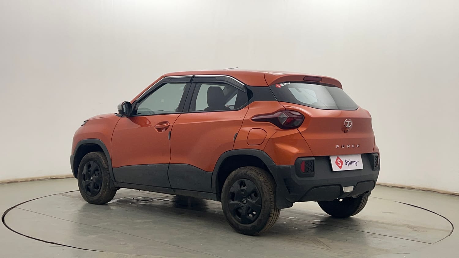 Used 2023 Tata Punch Adventure Rhythm Pack MT Petrol Manual exterior LEFT REAR CORNER VIEW