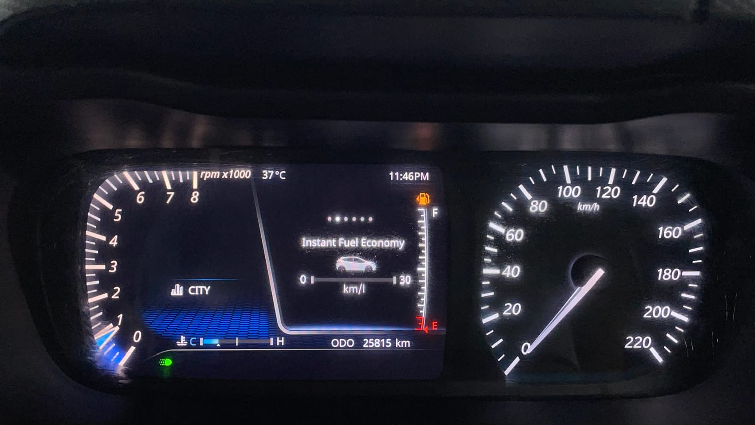 Used 2023 Tata Altroz XZ Plus Petrol Petrol Manual interior CLUSTERMETER VIEW