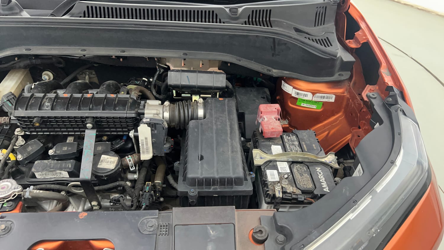 Used 2023 Tata Punch Adventure Rhythm Pack MT Petrol Manual engine ENGINE LEFT SIDE VIEW