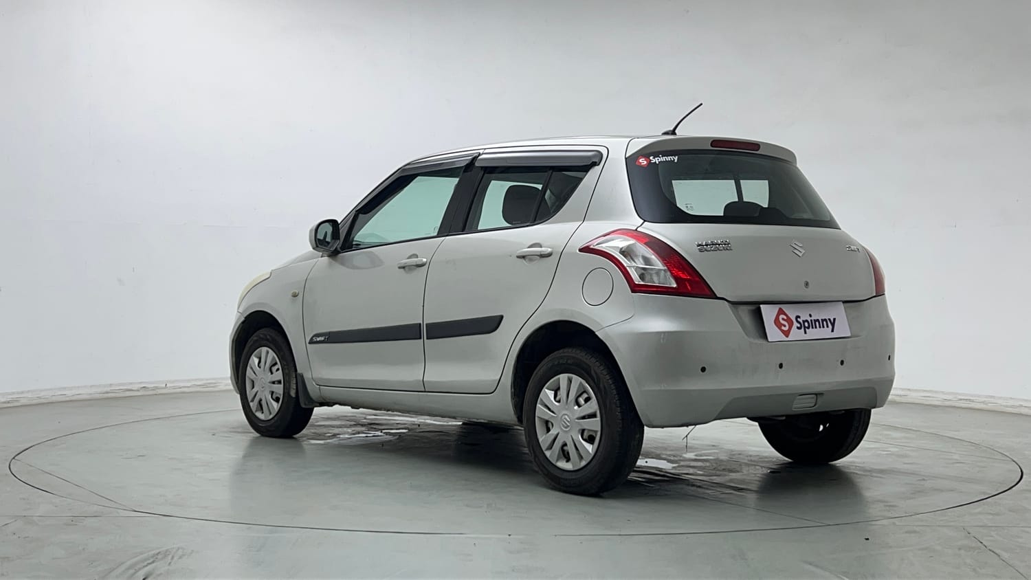 Used 2017 Maruti Suzuki Swift LXi (O) Petrol Manual exterior LEFT REAR CORNER VIEW