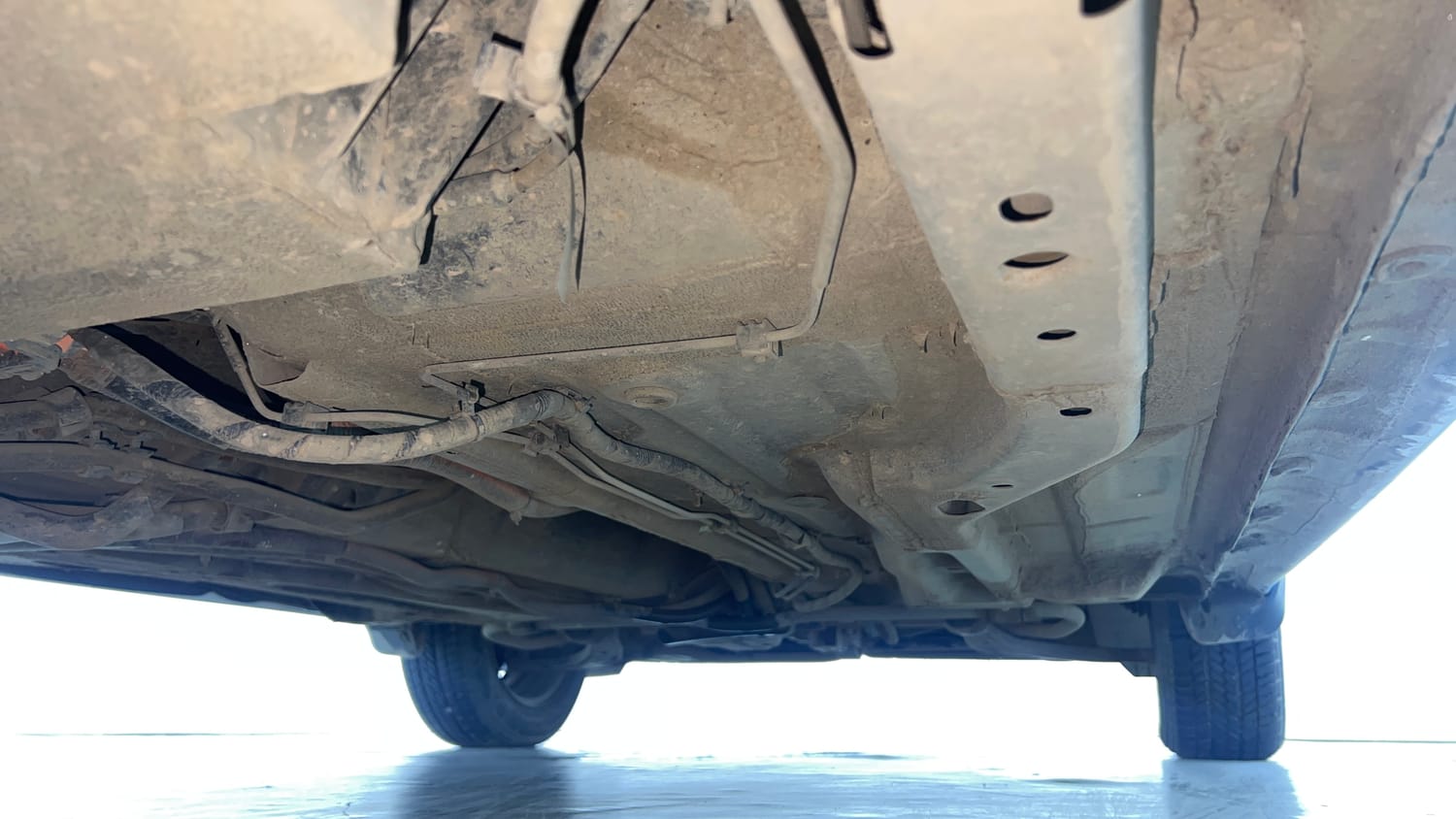 Used 2022 Tata Tigor EV XZ Plus Electric Automatic extra REAR RIGHT UNDERBODY VIEW