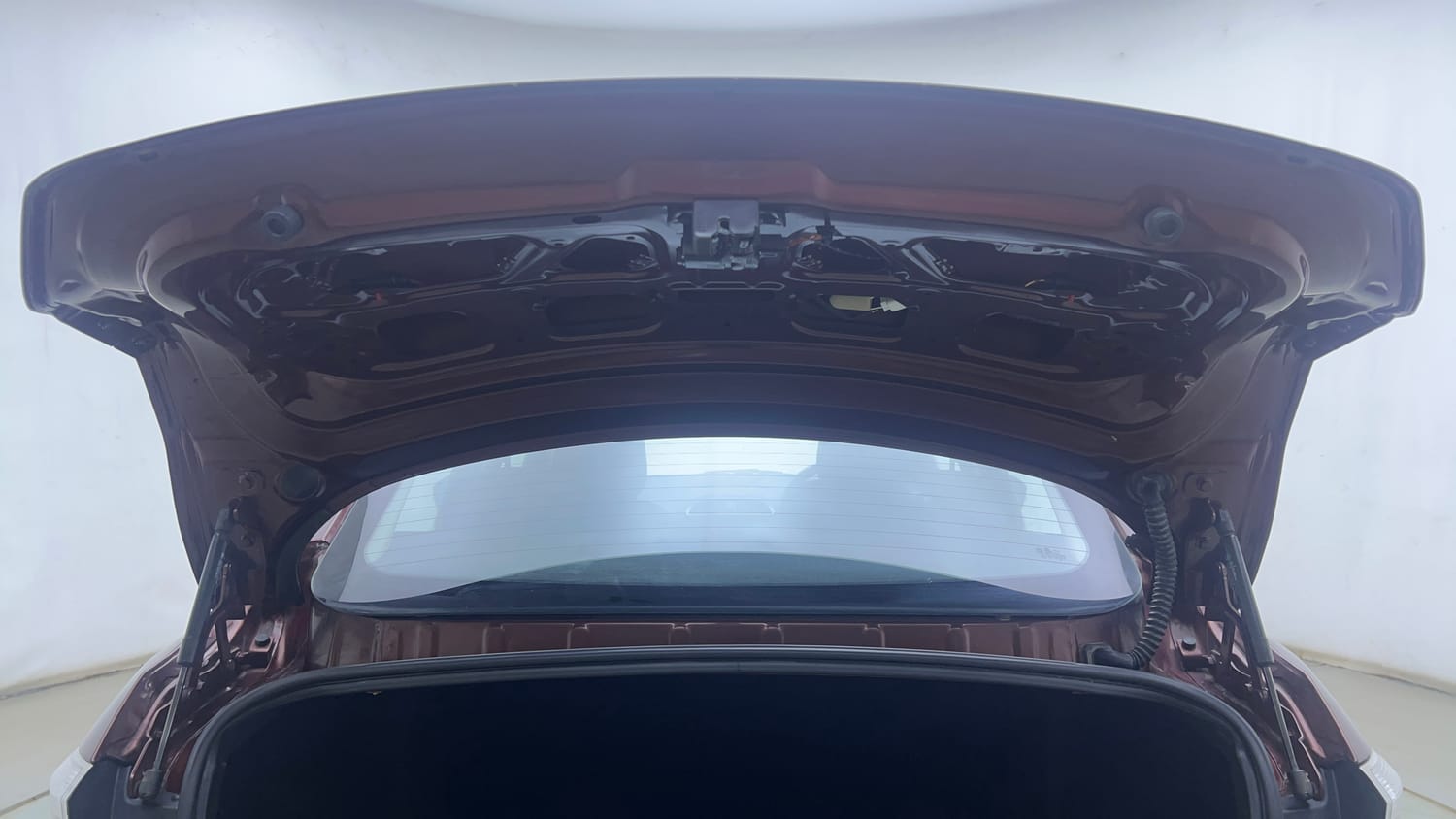 Used 2022 Tata Tigor XZA Plus Dual Tone Petrol Automatic interior DICKY DOOR OPEN VIEW
