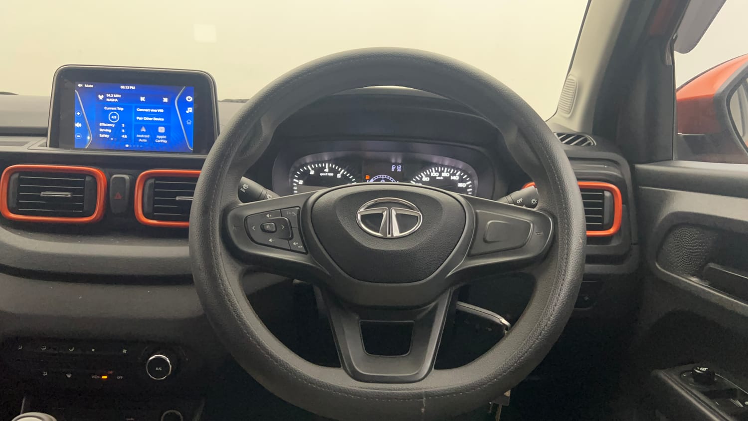 Used 2023 Tata Punch Adventure Rhythm Pack MT Petrol Manual interior STEERING VIEW