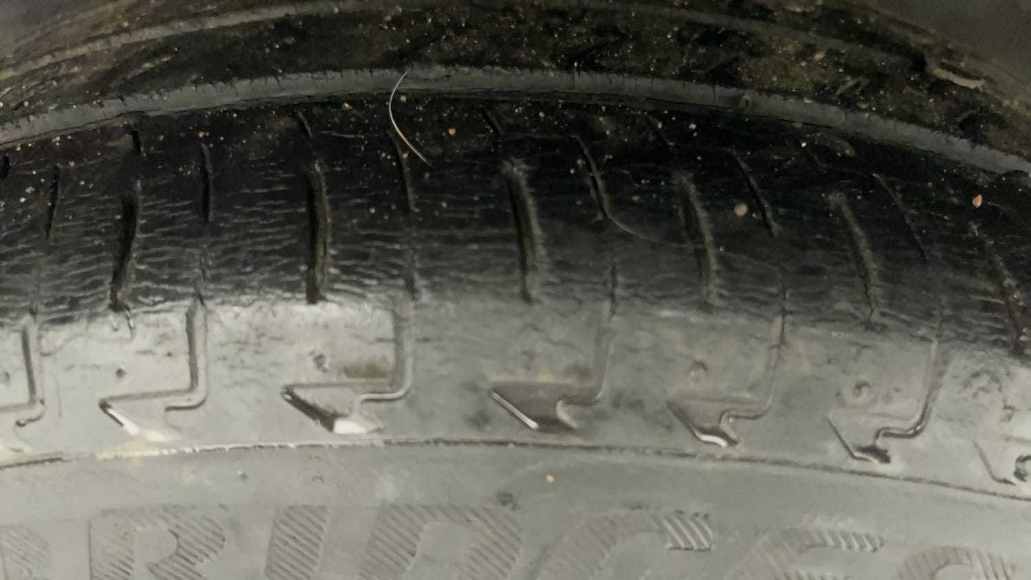 Used 2016 Honda Jazz V Petrol Petrol Manual tyres LEFT REAR TYRE TREAD VIEW